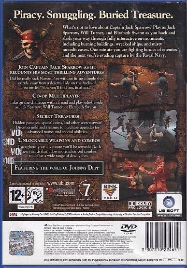 Pirates of the Caribbean The Legend of Jack Sparrow - PS2 (B Grade) (Genbrug)
